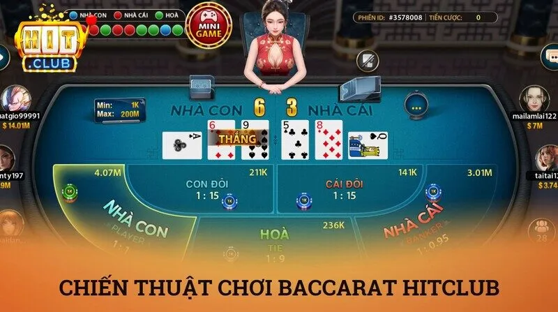Chiến thuật chơi baccarat Hitclub luôn thắng từ các cao thủ
