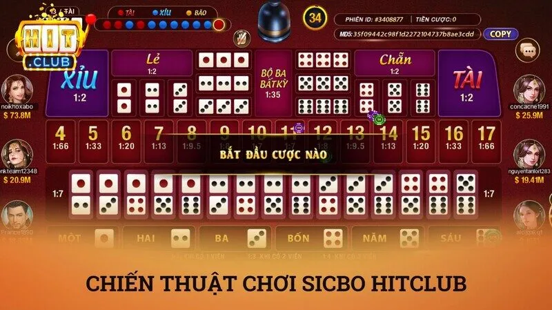 Chiến thuật chơi sicbo Hitclub hay từ các chuyên gia cao thủ