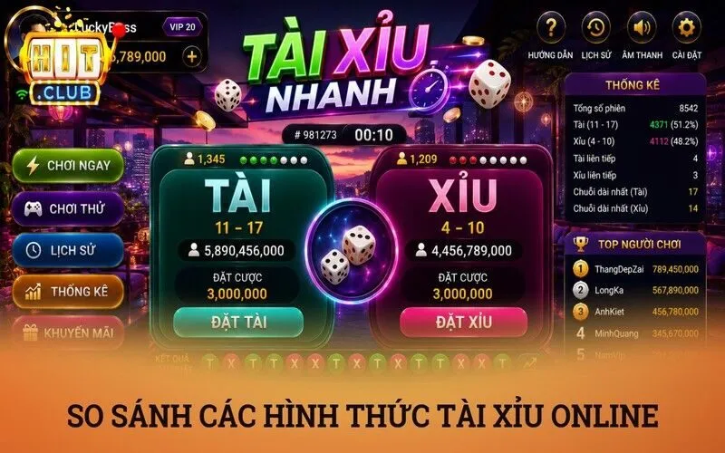 So sánh hình thức tài xỉu truyền thống và tài xỉu online là gì?