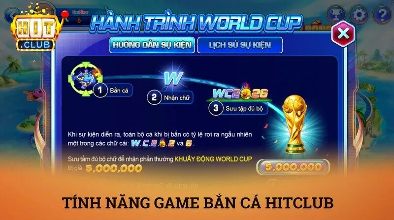 Bảng tra cứu các tính năng đặc biệt game bắn cá Hitclub
